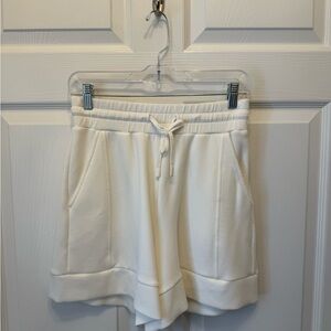Varley Women's White Casual Shorts